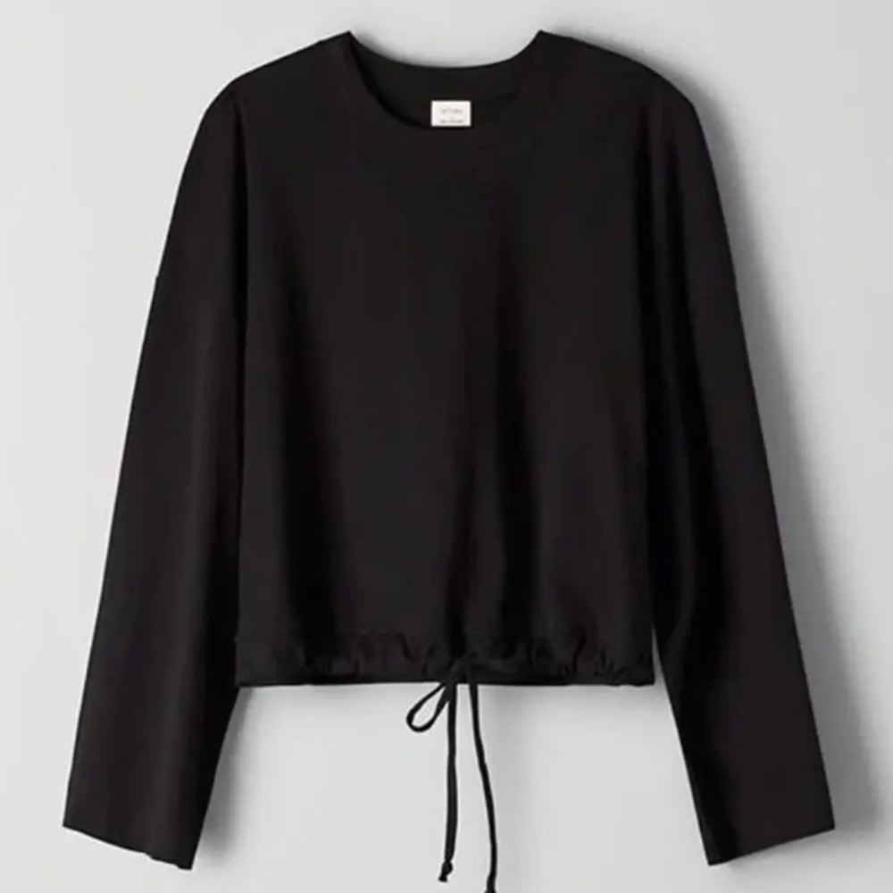 Wilfred Cinch Waist Bell Sleeve Top